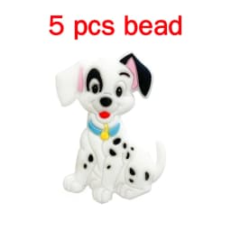 5pcs Silicone Cartoon Beads Pacifier Chain Baby DIY Care Nipple Chain Fittings