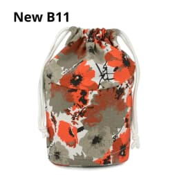 Tanqu New Drawstring Canvas Fabric Inner Pocket Lining for Obasket Obag Handbag Insert for O Basket O Bag