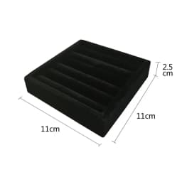 Mini Velvet Tray for Rings, Bracelets, and Earrings - Ideal for Jewelry Display and Storage