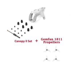 BETAFPV Meteor75 Pro II Canopy II for O4 Air Unit and Brushless Whoop Frame, Gemfan 1811 3-Blade Propellers Parts and Spares
