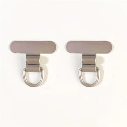 1/2PCS Mini Mobile Phone Lanyard Patch Pad Stainless Steel Silent Hole Clip Ultra-thin Metal Back Patch Sturdy Connection Piece