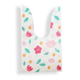 10/20pcs Cute Rabbit Ear Bags Plastic Cookie Candy Gift Bags For Easter Party Biscuits Snack Baking Packing Supplies Kids Gifts
