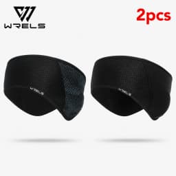 WRELS Thermal Winter Fleece Ear Warmer Headband Windproof Stretch Ear Cover Running Cycling Skiing Cold Weather Sports Ear Cover
