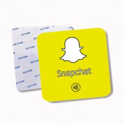 Big Size Square Instagram NFC plate Sign NFC Social Media Plate for Barber Shop  Eyelash Nail Shop Decoration