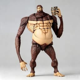 In Stock Ko Kaiyodo Amazing Yamaguchi Revoltech Attack On Titan Beast Titan Action Figure Toy Model Gift
