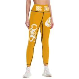 QOS BBC ONLY Design Workout Yoga Long Legging for Women Scrunch Comfortable Soft High Waist Gym Pants