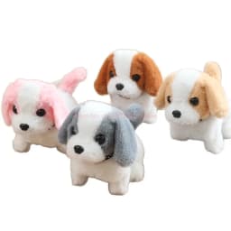 Plush Electric Dog Walking Realistic Electronic Pet Soft Stuffed Simulation Puppy Gift For Adults Indoor Interactive Toy