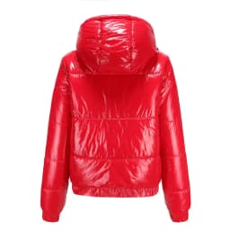Bright Red Women's Hooded Thick Jacket Winter New Thick Coat Fashion Warm Women Parkas Royal Blue Golden Yellow Black Outerwear
