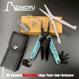 DAKOYU-Multi-functional Swiss Tool with Whistle, Outdoor Pliers, DKShadow Available In Multiple Colors, Outdoor Camping Equipmen