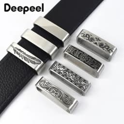 1Pc Deepeel 40mm Belt Loop Stainless Metal Rings for 34-39mm Belts Clasp Jeans Clothes Strap Ring DIY Leather Craft Accessories