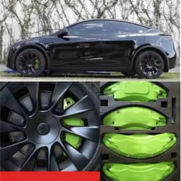 For 2020-2023 Tesla Model Y Brake Caliper Cover (4-Piece Set) Modification Special ADC12 Aluminum Alloy Wheel Caliper Cover