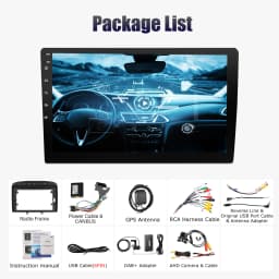 ESSGOO Android 14 Car Stereo Multimedia Player Radio 9" For Peugeot 408 308 2007-13 Carplay Android Auto GPS Navi Wifi RDS SWC