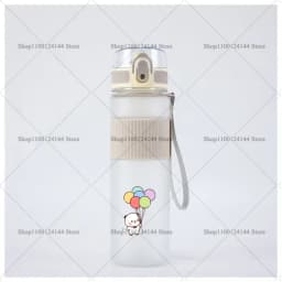 Bubu Dudu Water Bottle Yier Bear Panda Girl Boy Large Capacity Sports Kettle Transparent Cold Water Cup Outdoor Portable 550ml