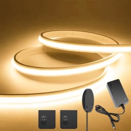 Latest 24V Solid COB Neon LED Strip Light With Wireless PIR Motion Sensor Switches Pure Silicone Gel Tube Waterproof High Bright