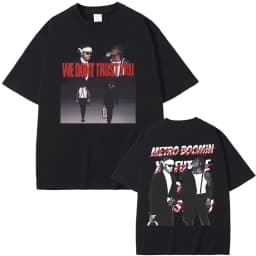 Rapper Future & Metro Boomin We Don't Trust You Album Music Merch T Shirts Men Hip Hop Kendrick Lamar Tee Male Oversized T-shirt