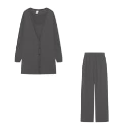 Autumn and Winter Women's Cross-border Knitting Amazon New Western Women's Jacket Vest Pants Three-piece Set