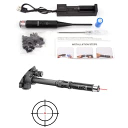 Rifle Laser Bore Sight Scope Laser Boresighter Caliber .22 to .78 Laser Collimador