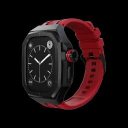 Luxury Stainless Steel Mod Kit for Apple Watch Ultra 49MM 2/1 for IWatch Series Ultra Liquid Silicone Strap Replace Accessories
