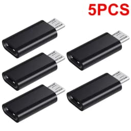 10-1Pcs Type C Male To Micro USB Female Adapter OTG Converter Micro-B To USB-C Connector Phone Charger Cable Adapter For Samsung