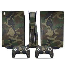 Sticker for PS5 Disk Console and 2 Controller Vinyl Decal Decorative Wrap Cover for Game Skin