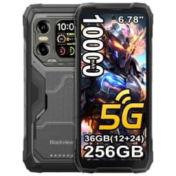 Blackview XPLORE X1 [No EU Charger] Rugged Smartphone 5G 6.78" Android 15 36GB(12+24)+256GB Dimensity 7050 10000mAh 55W NFC