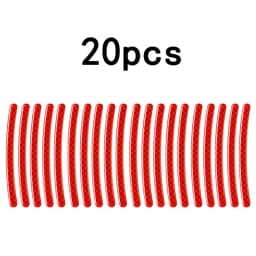 Luminous Valve Caps Fluorescent Red Night Glowing Car Motorcycle Bicycle Wheel Styling Tyre Hub Universal Cap Decor 20Pcs