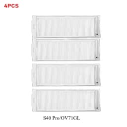 For Xiaomi S40 Pro/OV71GL / S40/OV81 Robot Vacuum Cleaner Consumables Hepa Filter Mop Cloth Main Side Brush Accessories Parts