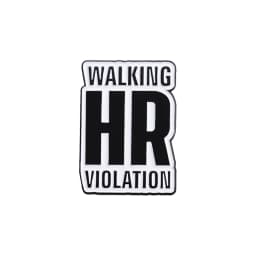 Funny Quotes Saying Enamel Pins Custom Start Each Day Grateful Heart WALKING HR VIOLATION Brooch Lapel Badge Jewelry Wholesale