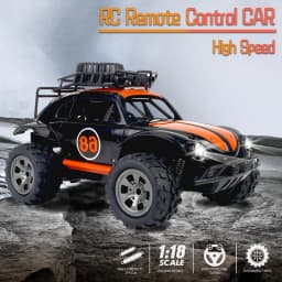 KY-1816A RC Classic Beetle 1:18 Remote Controlled Car Model High Speed Off Road Children's Remote Controlled Car Toy for Kids