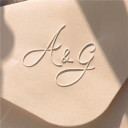 Customize Embossing Stamp Wedding Monogram Embosser Stamp, Personalized 2 Initials Embosser Stamp, Wedding Gift, Hand Held Embos