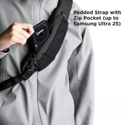 7.5L Single Shoulder Sling Chest Bag Crossbody Backpack Water Bottle Holder Fits 11 Inch Tablet For Daily Travel Running Workout