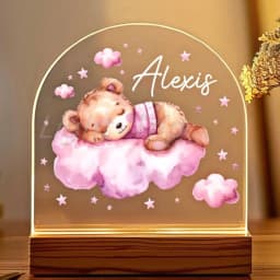 Personalized Night Light Customized Christmas Gift Gift for Birthday Girl Daughter Boy Him Baby Shower Dad Mom Her Boyfriend
