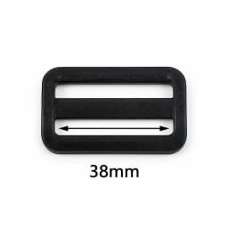 30/50/100Pcs Plastic Adjust Buckles 20-50mm Black Tri-Glide Slider Clasp Bag Strap Dog Collar Hook Webbing Belt Loop Accessories