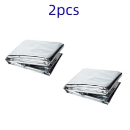 Hot Outdoor Waterproof Emergency Bag Insulation Disaster SOS Aid Life-saving Survival Rescue Insulation Blanket Hike 210*140CM