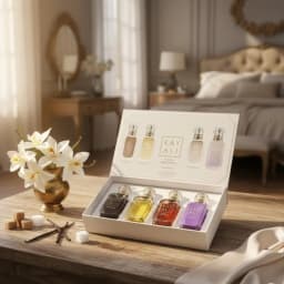 KAYALI Unisex Perfume Gift Set 4×10ml Eau De Parfum Long Lasting Fresh Mild Floral Fruity Musk Elegant Vanilla Royale Fragrance
