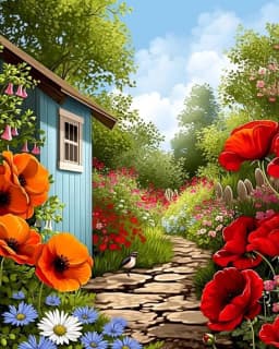 CHENISTORY Diamond Painting Pictures 5D Simple Diy Crafts Drawings With Diamonds Landscape house Crystal Living Room Decoration