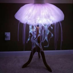 Glowing LED Dress Jellyfish Rabbit Pattern Light Up Luminous Skirt Warm Comfortable Outfit Music Festival Club Disco Party Rave