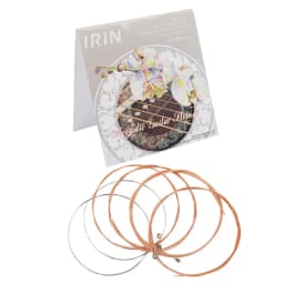 6Pcs/Set Acoustic Guitar Strings A104 Stainless Steel Mercerized Strings Silver Plated Copper Alloy Wound Guitar Accessories