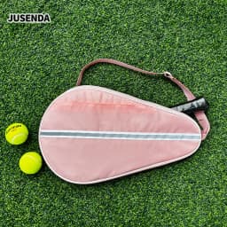Reflective Padel Racket Bag Paddle Tennis Racket Cover Waterproof Portable Outdoor Sports Padel Racket Protective Case