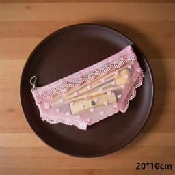 Portable Zippered Makeup Storage Bag Inspired by Lace Mesh Briefs for Easy Cosmetic Organization