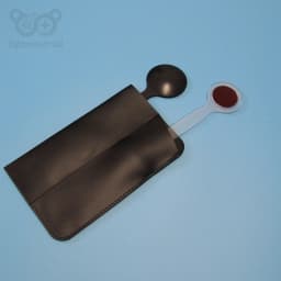 Maddox Occluder Pack 2 Pieces in Leather Pocket | 45 Degree Angled | Black and Translucent Occluder