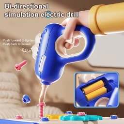 Simulation Electric Drill Screw Tool Bench Box Children's Pretend Play Toy Set Multifunction Assembly Repair Toolbox Boys Toys