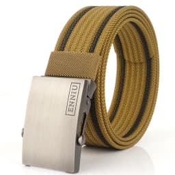 Nylon Tactical Belt For Men Metal Buckle Adjustable Belts Male Training Combat Elastic Canvas Waistband High Quality