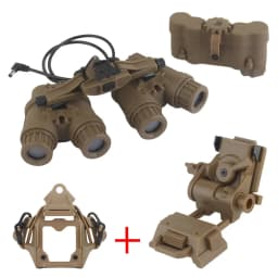 Tactical GPNVG 18 Night Vision Goggles Flipable Dummy Model NVG Mount FAST Airsoft Helmet Binoculars Decoration Cosplay Props