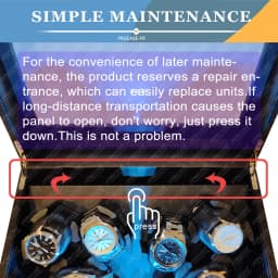 FRUCASE PU Watch Winder for automatic watches automatic winder 6+6 watches