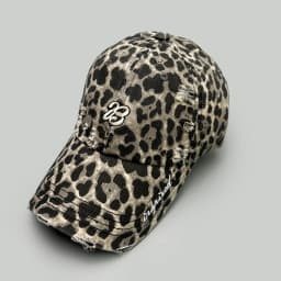 Street Retro Leopard Print Embroidery Baseball Hats New Women Sunshade Broken Style Versatile Personal Fashion Ins Peaked Caps