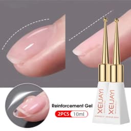 1/2pcs Base Coat Top Coat And Reinforcement For Nails,Long Lasting Clear Rubber Coat LED UV Strengthen Nails High Top Finish Gel