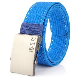 Nylon Tactical Belt For Men Metal Buckle Adjustable Belts Male Training Combat Elastic Canvas Waistband High Quality