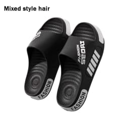 Unisex EVA Slippers 40-47 Flat Sole Home Slippers Fashion Open Toe Sandals for Home Beach Shower Indoor Outdoor Shoes