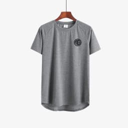 Summer Men Short Sleeve Cotton Breathable Crew Neck Gym Workout Muscle Slim Fit Fitness Bodybuilding Casual Pumping Iron -shirt